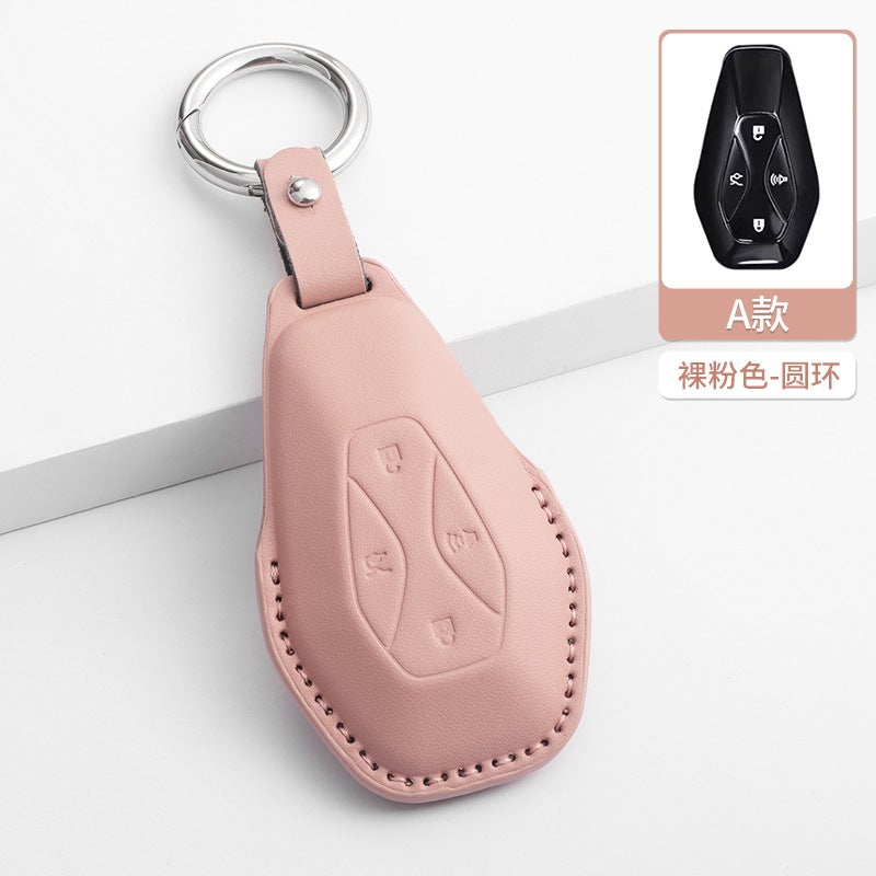 Suitable For Jixu Key Cover 24 Models/23 Alpha S/T5/Arcfox Baic New Energy Vehicle Bag Black Men - Image 1